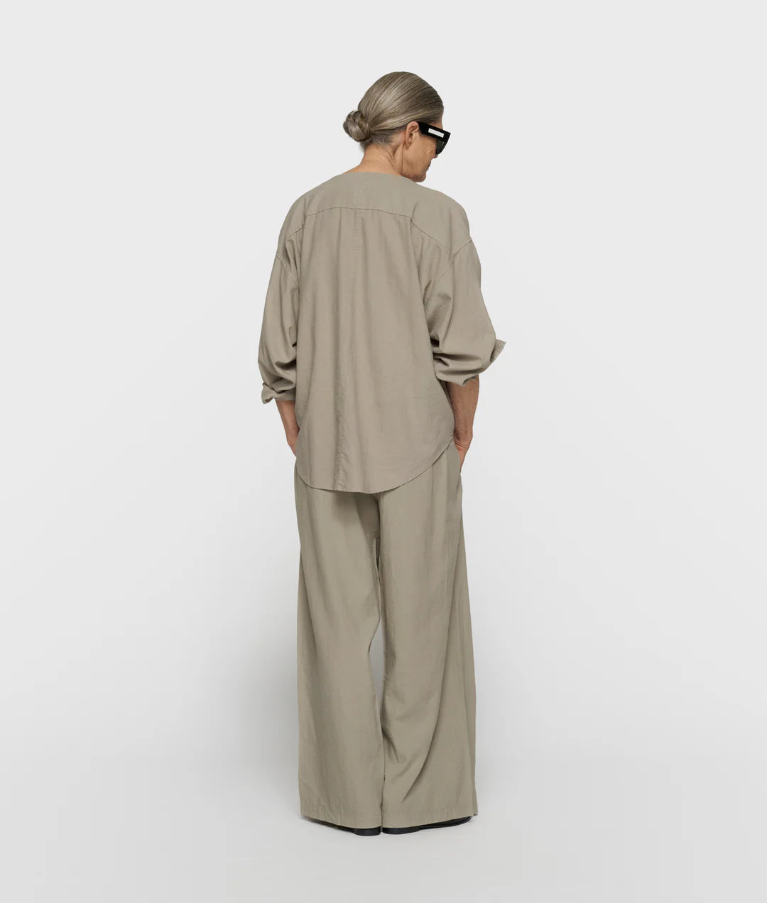 10 DAYS Cotton Linen Pants Slit