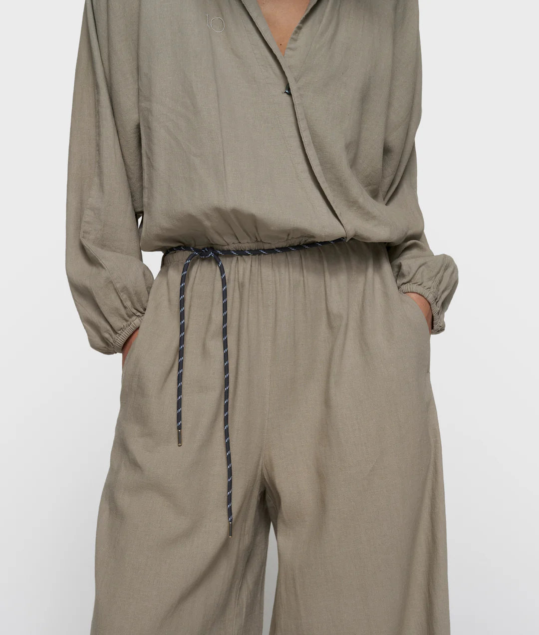 10 DAYS Cotton Linen Jumpsuit