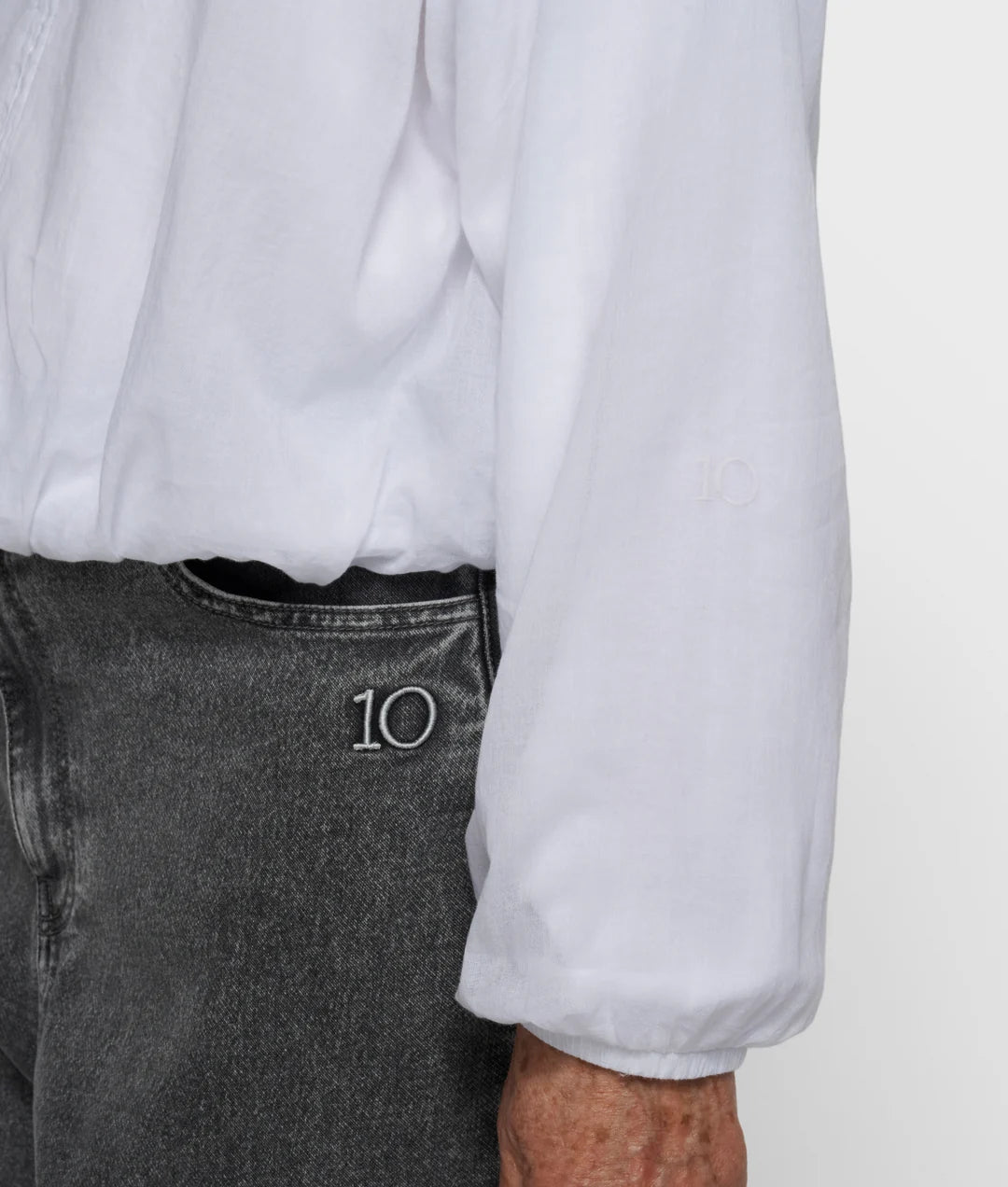 10 Days half zip balloon top