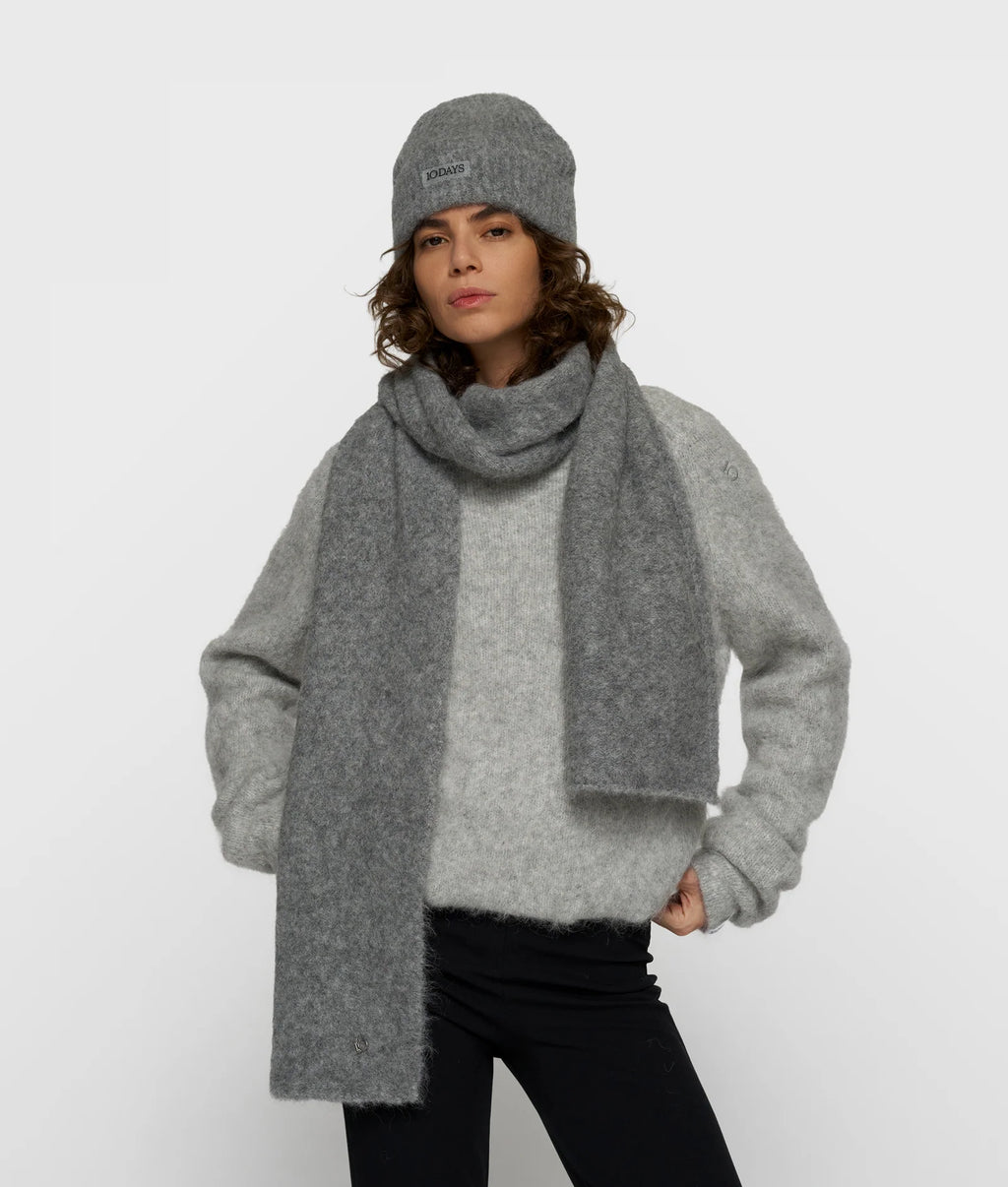 10 DAYS Schal aus Alpakamix - Hairy Knit Scarf