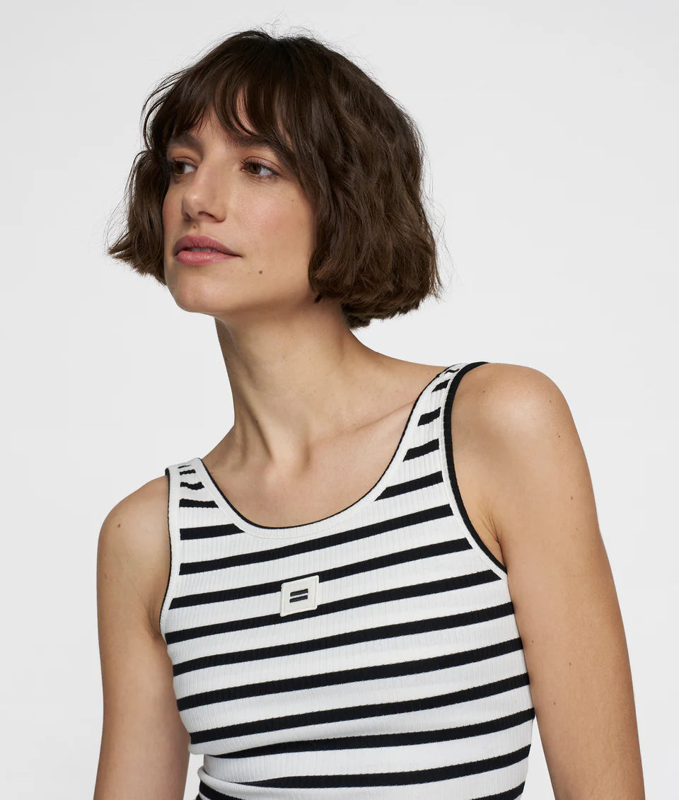 10 DAYS Ballet Top Scoop Stripes