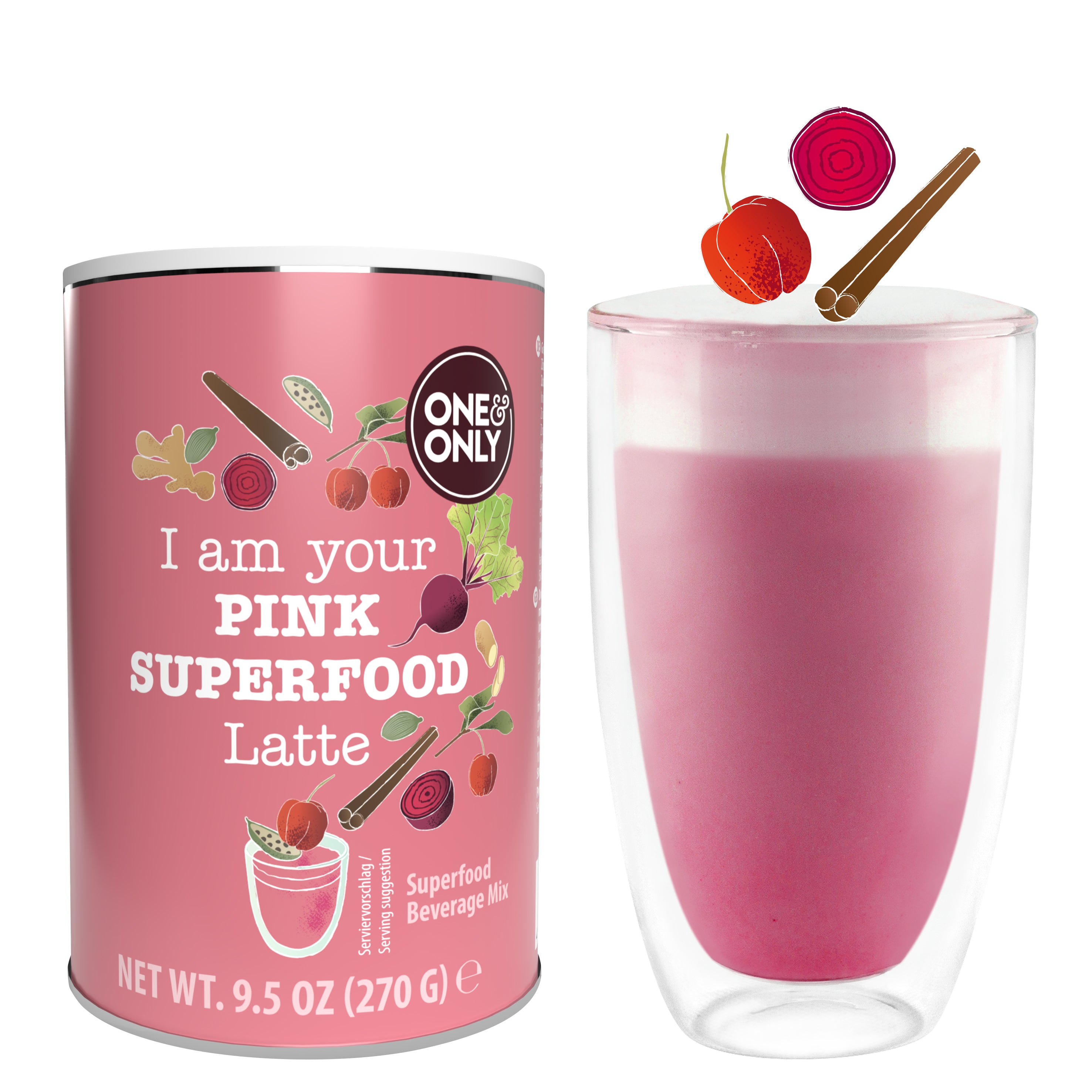 ONE&ONLY Pink Superfood Latte