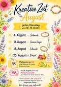 Kreative Dienstage im August