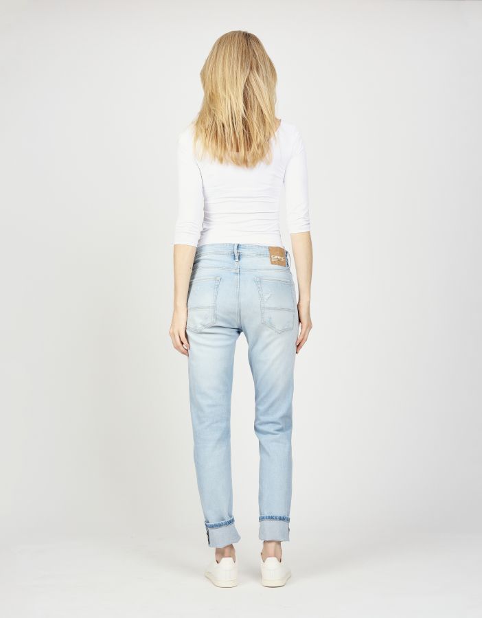 GANG Jeans Nica boyfriend fit - sunny sky destroy