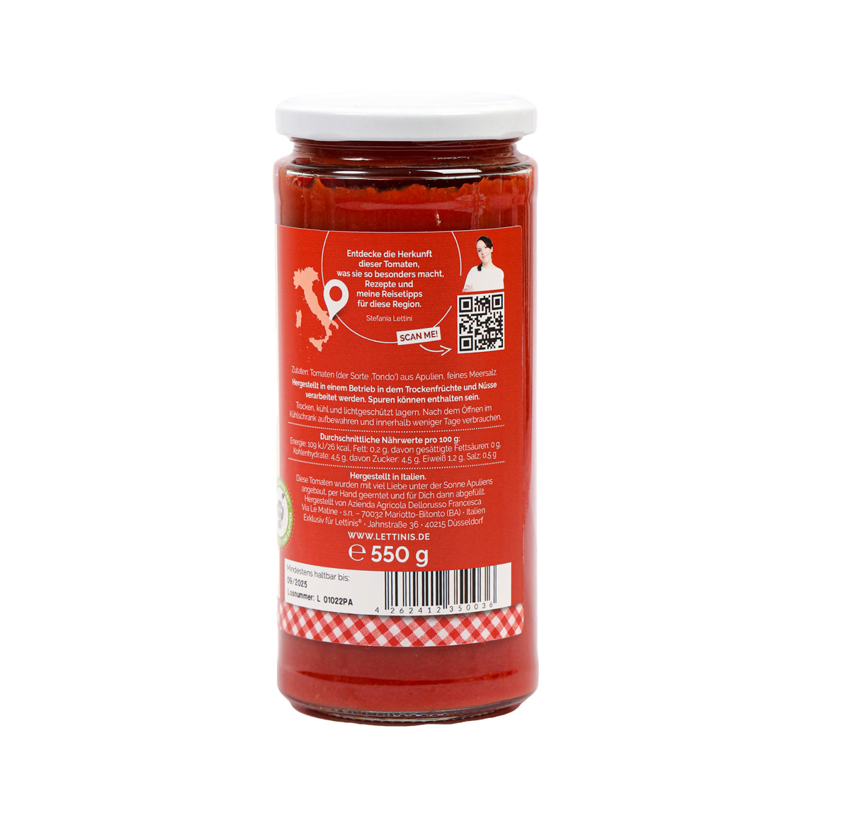 LETTINIS Passierte Tomaten Lettinis Passata di Pomodoro