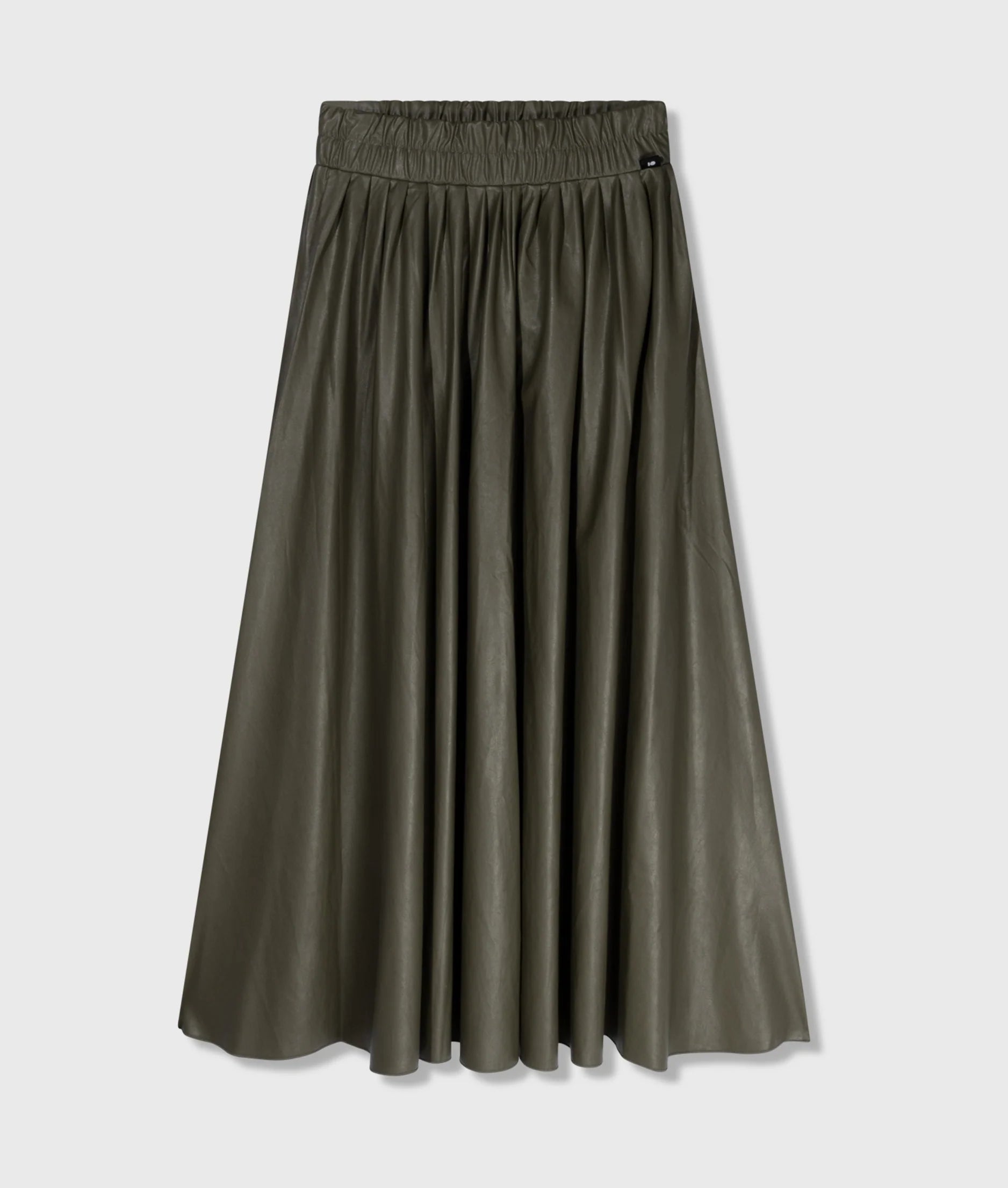 10 DAYS Leather Look Pleated Skirt in 2 Farben