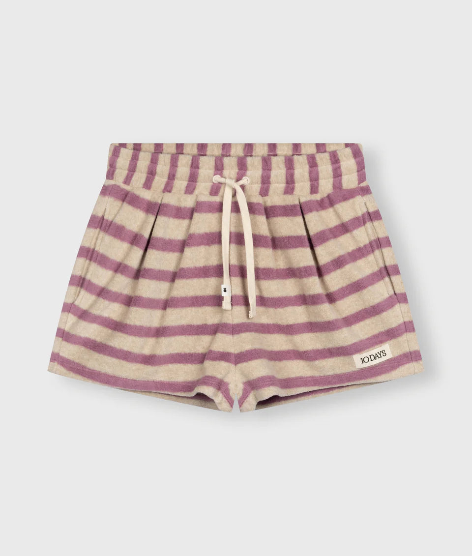 10 DAYS Toweling Shorts Stripes