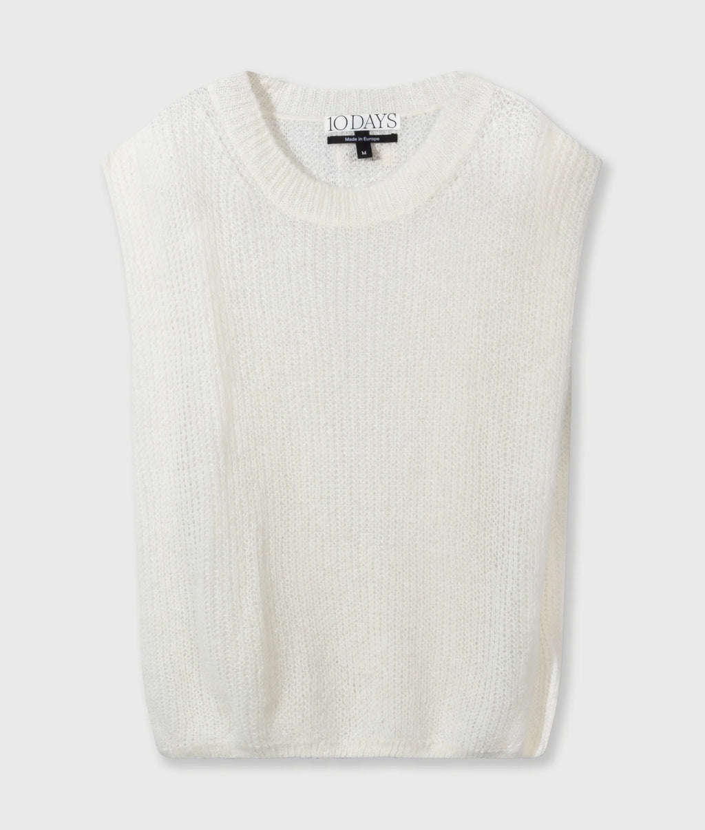 10 DAYS Shortsleeve Knit Sweater