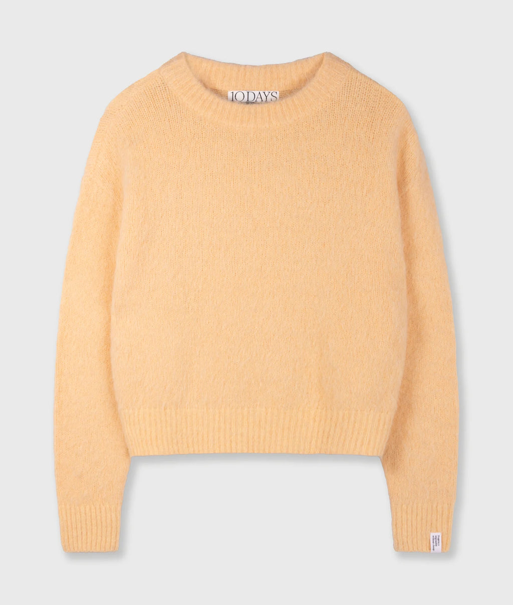 10 DAYS Hairy Knit Sweater