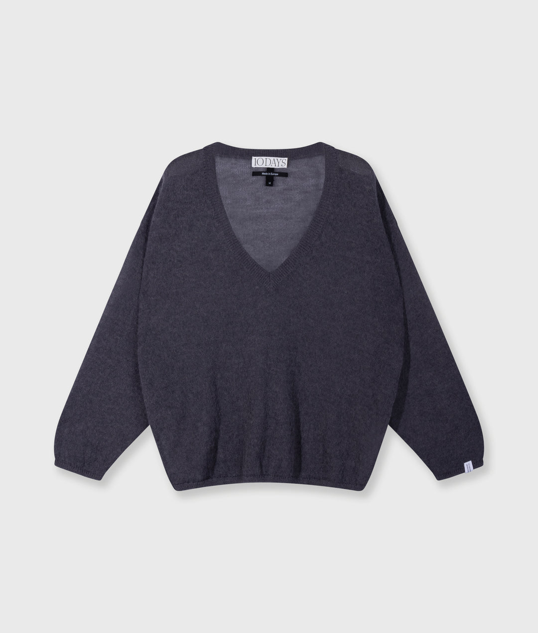 10 DAYS Dünner Strickpullover mit V-Ausschnitt