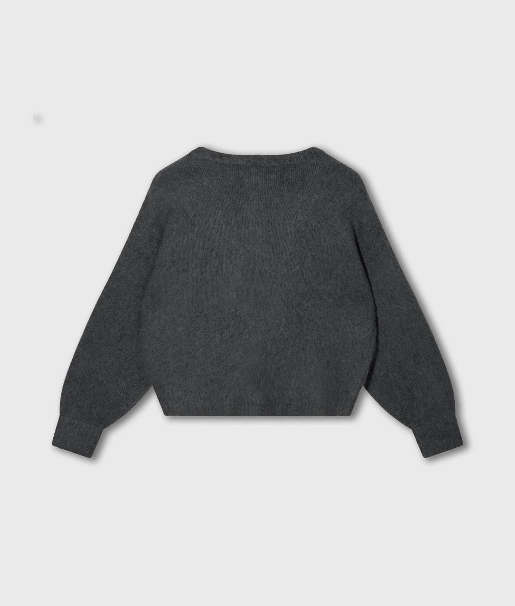 10 DAYS Hairy Knit Cardigan