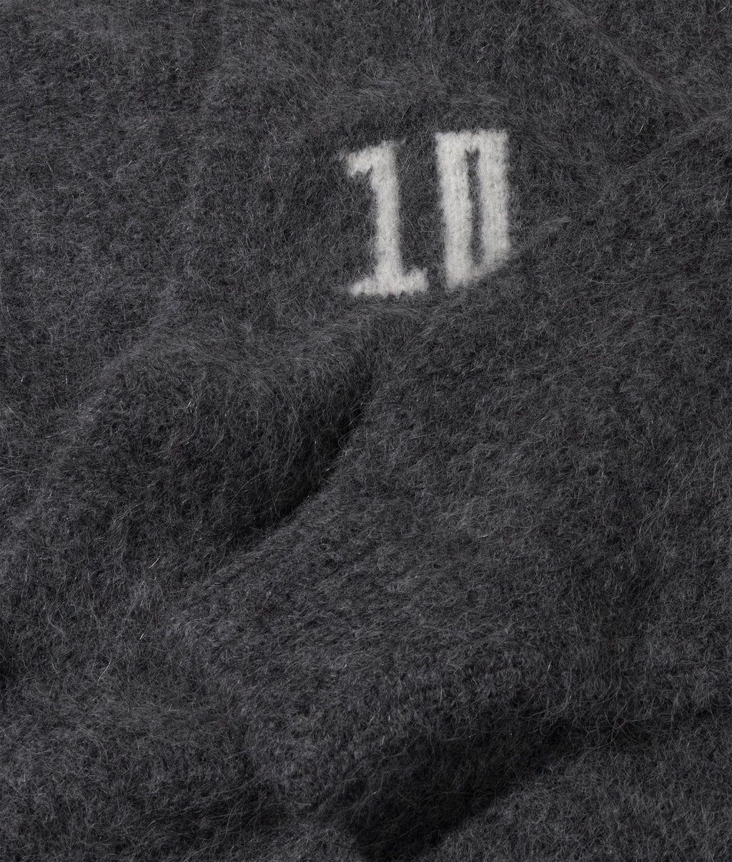 10 DAYS Hairy Knit Cardigan