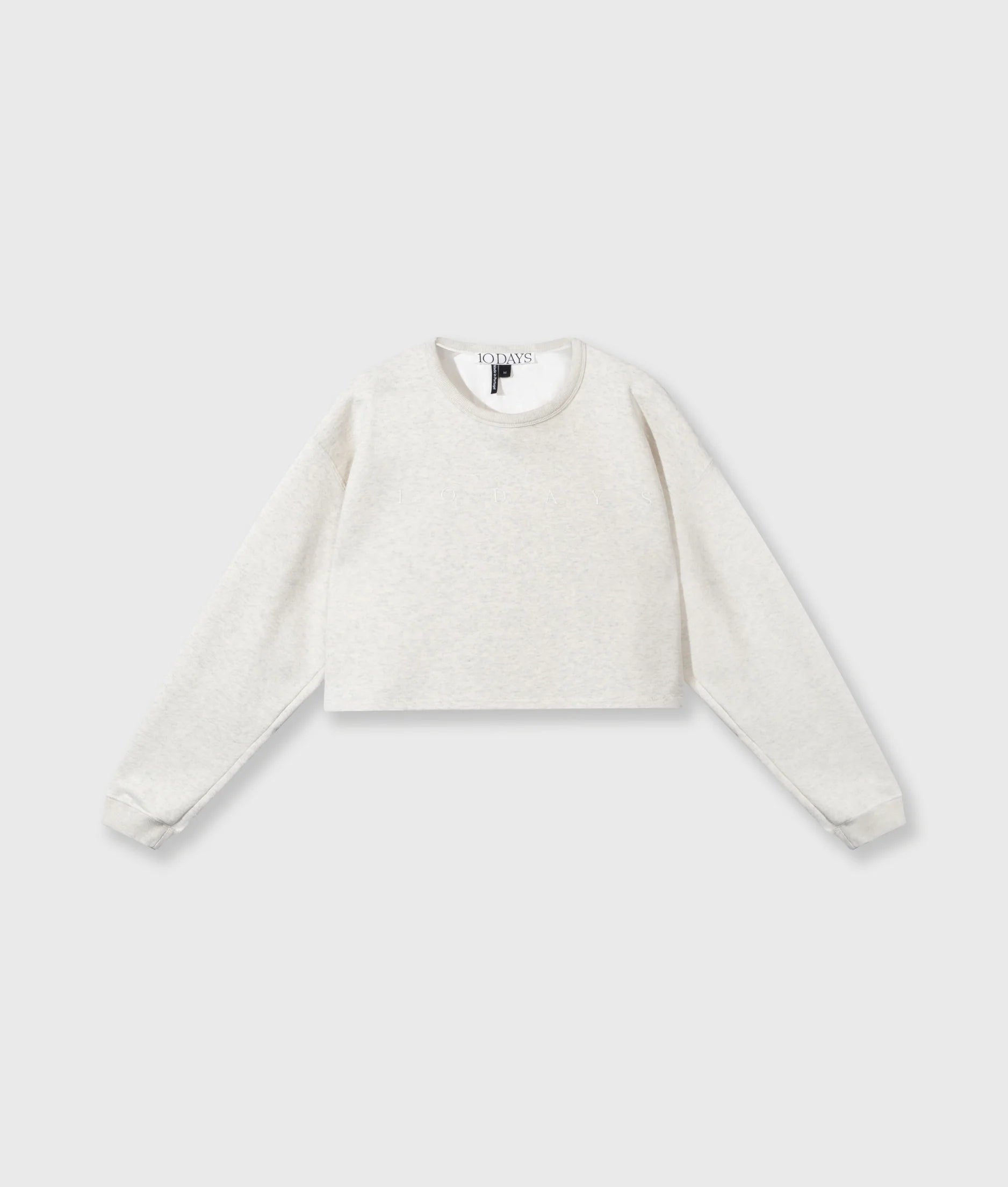 10 DAYS Cropped Statement Sweater