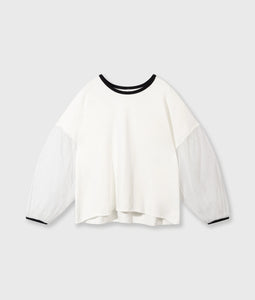 10 DAYS Soft Sweater Tulle Sleeves