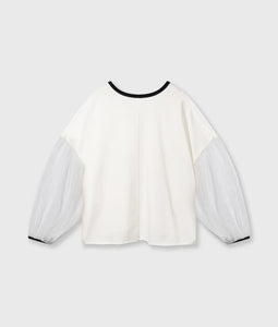 10 DAYS Soft Sweater Tulle Sleeves