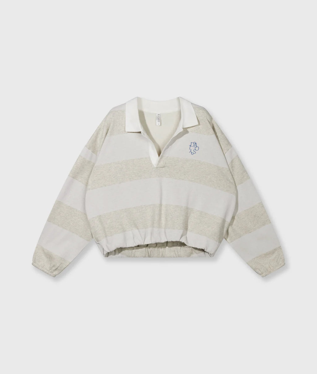 10 DAYS Ballonsweater mit Streifen