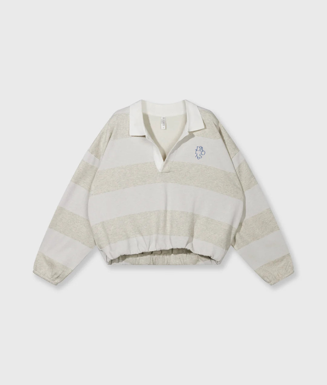 10 DAYS Ballonsweater mit Streifen