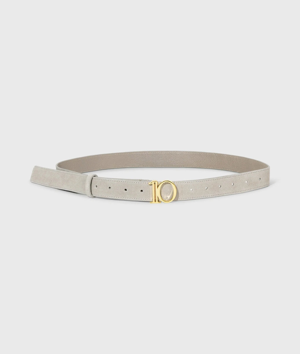 10 DAYS Monogram Belt Suede