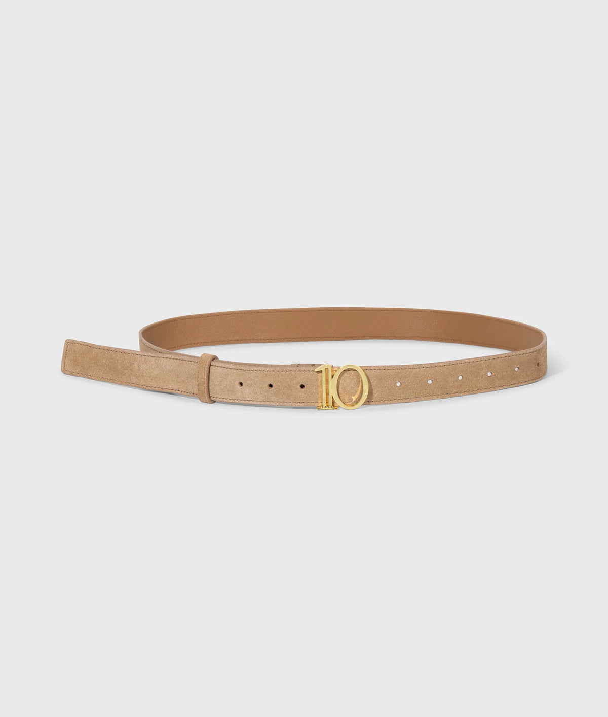 10 DAYS Monogram Belt Suede