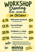 Workshop Dienstage im Oktober