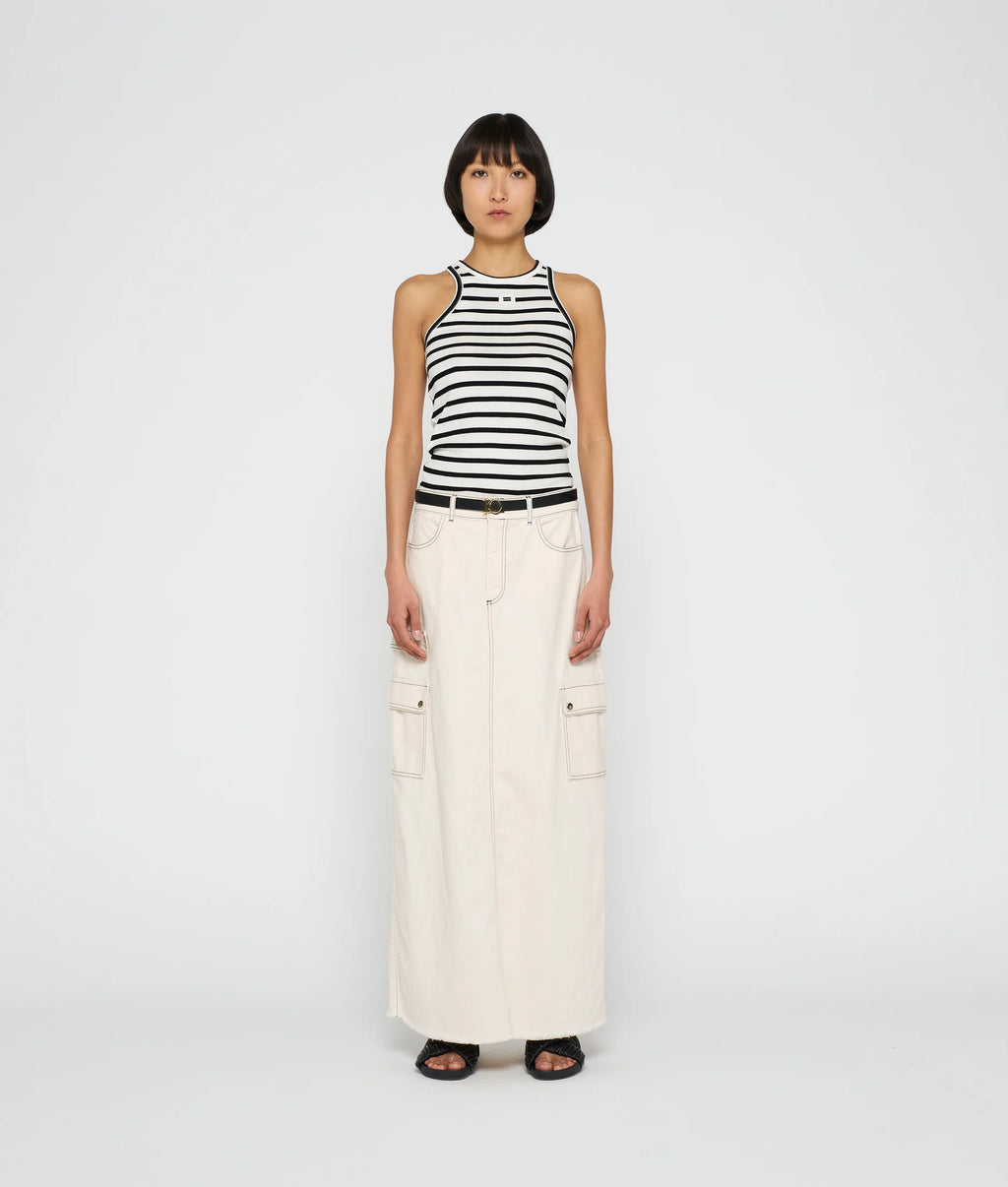 10 DAYS Tank Top Rib Stripe