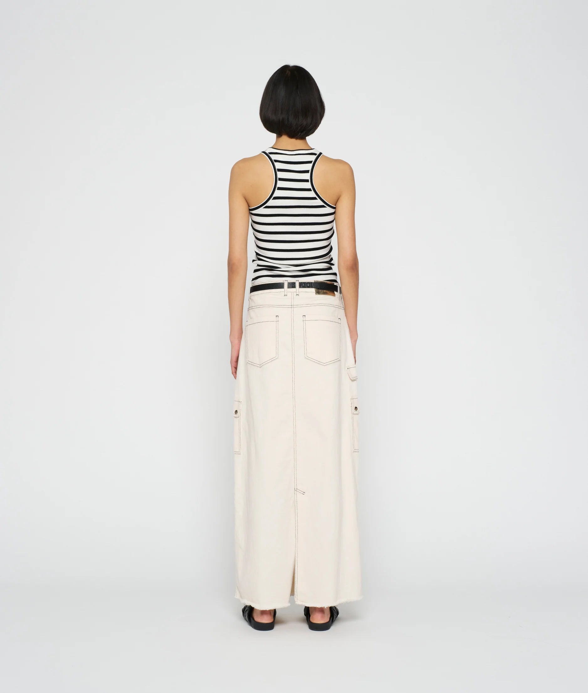 10 DAYS Tank Top Rib Stripe