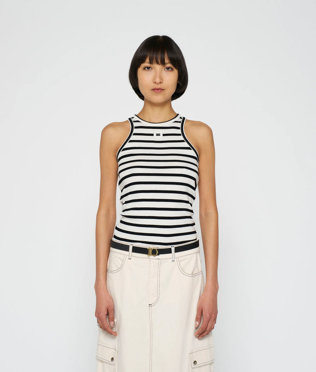 10 DAYS Tank Top Rib Stripe