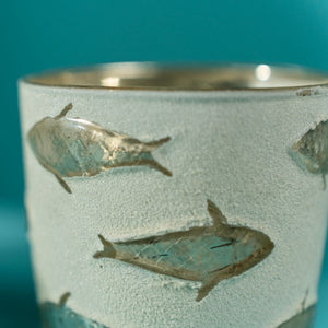 WERNER VOSS Windlicht Fish Silver 10x9,5 cm