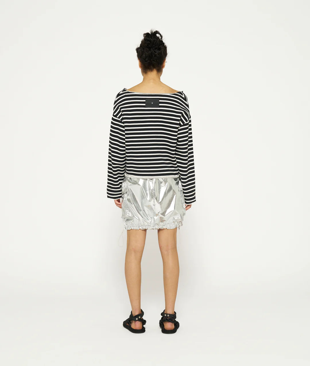 10 DAYS Sweater Boat Neck Sweater Stripes
