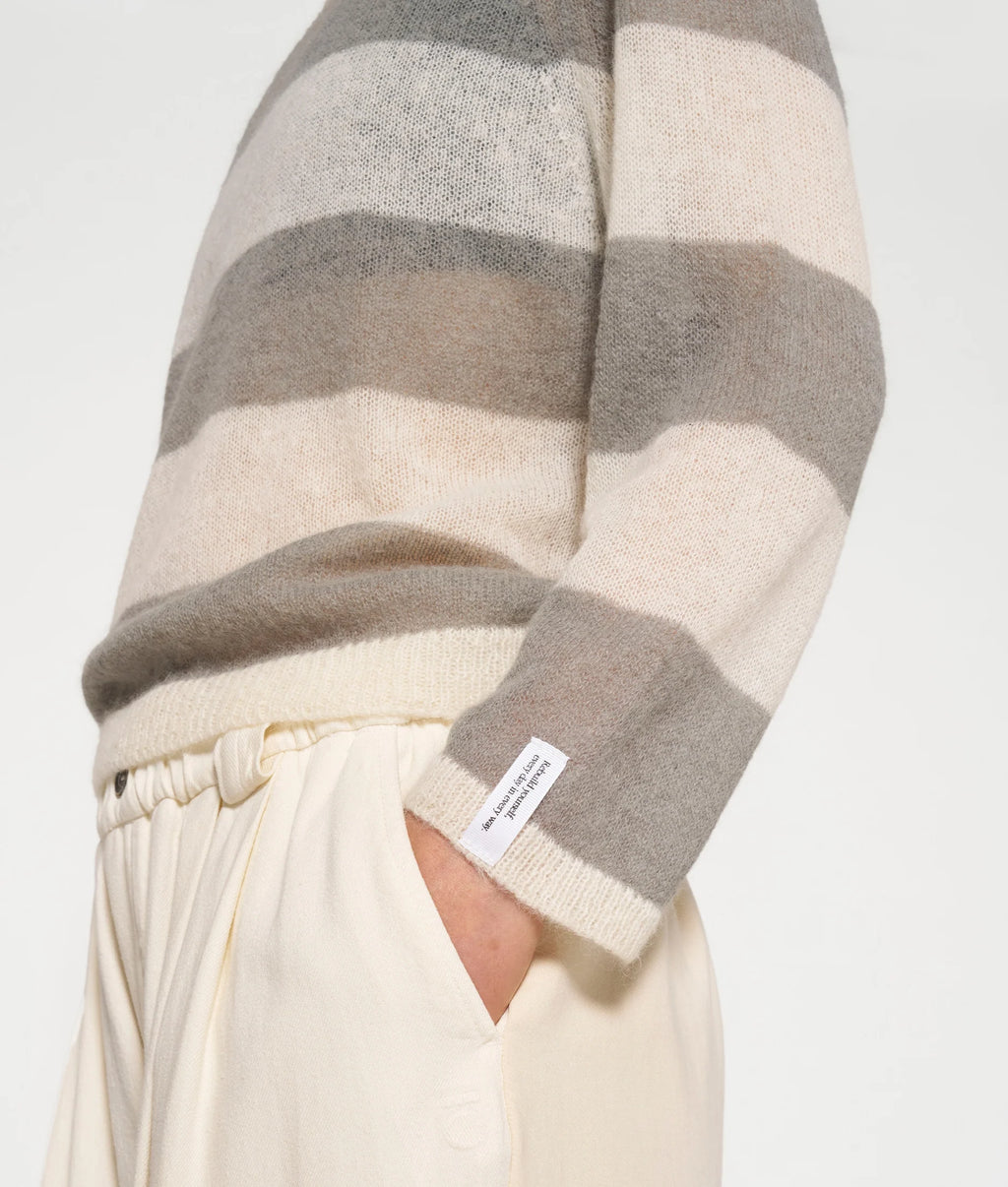 10 DAYS Thin Knit Sweater Stripes