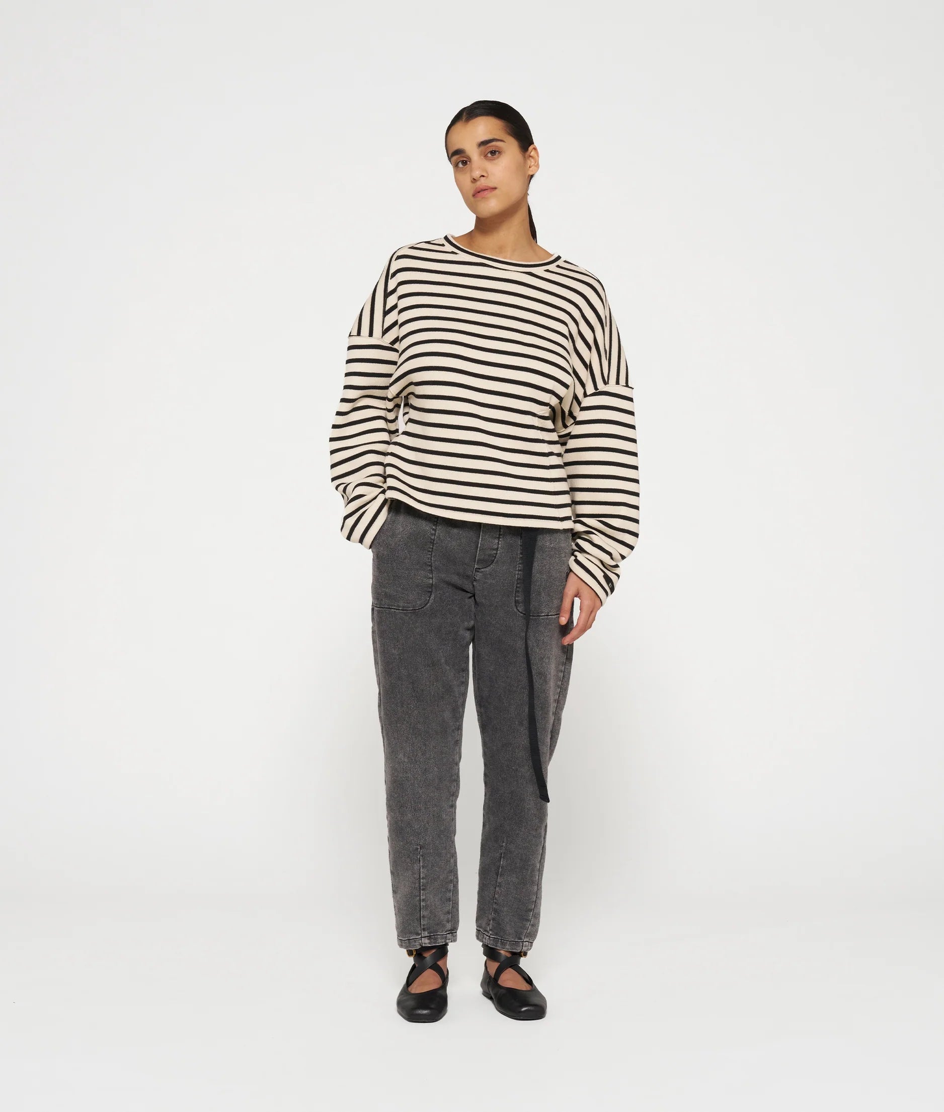 10 DAYS Sweater Smock Stripes