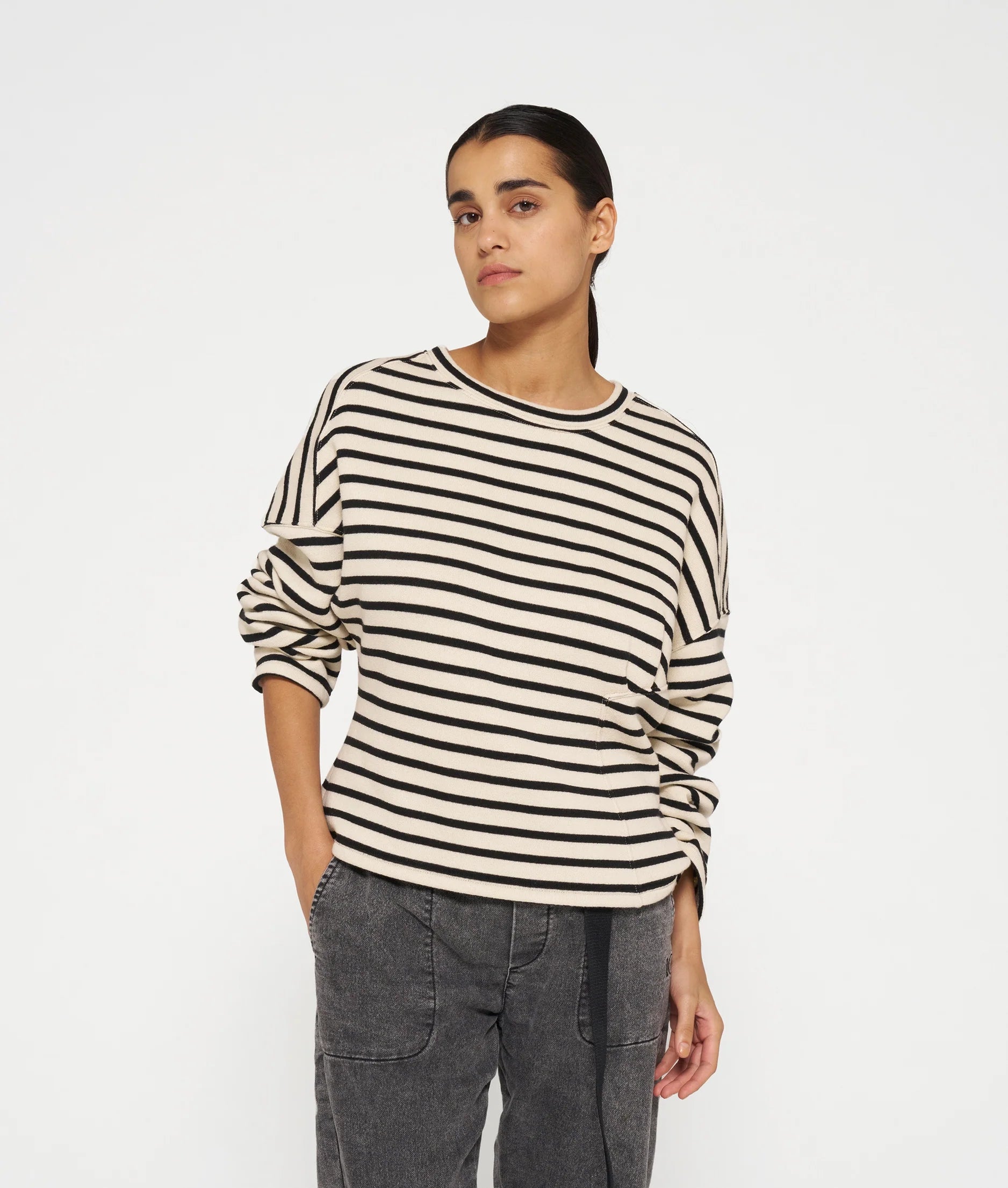 10 DAYS Sweater Smock Stripes