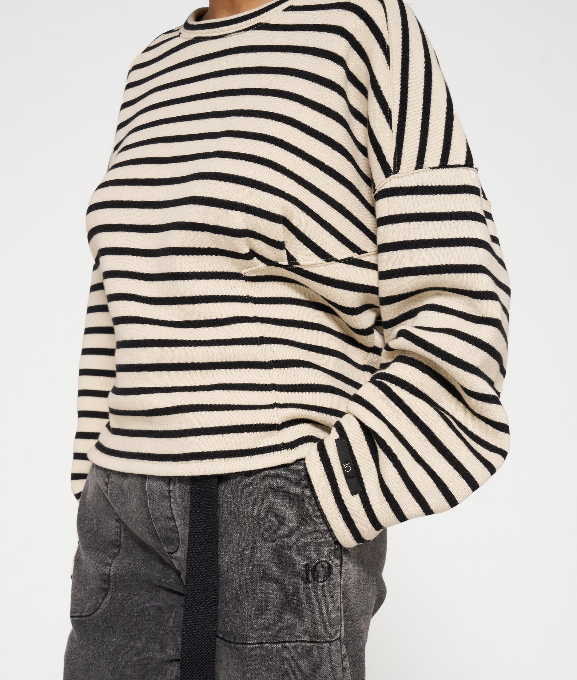 10 DAYS Sweater Smock Stripes