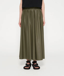 10 DAYS Leather Look Pleated Skirt in 2 Farben