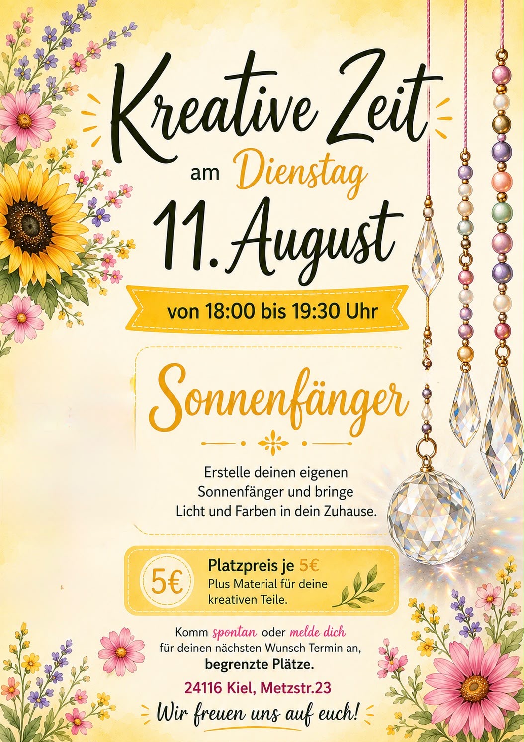 Kreative Dienstage im August