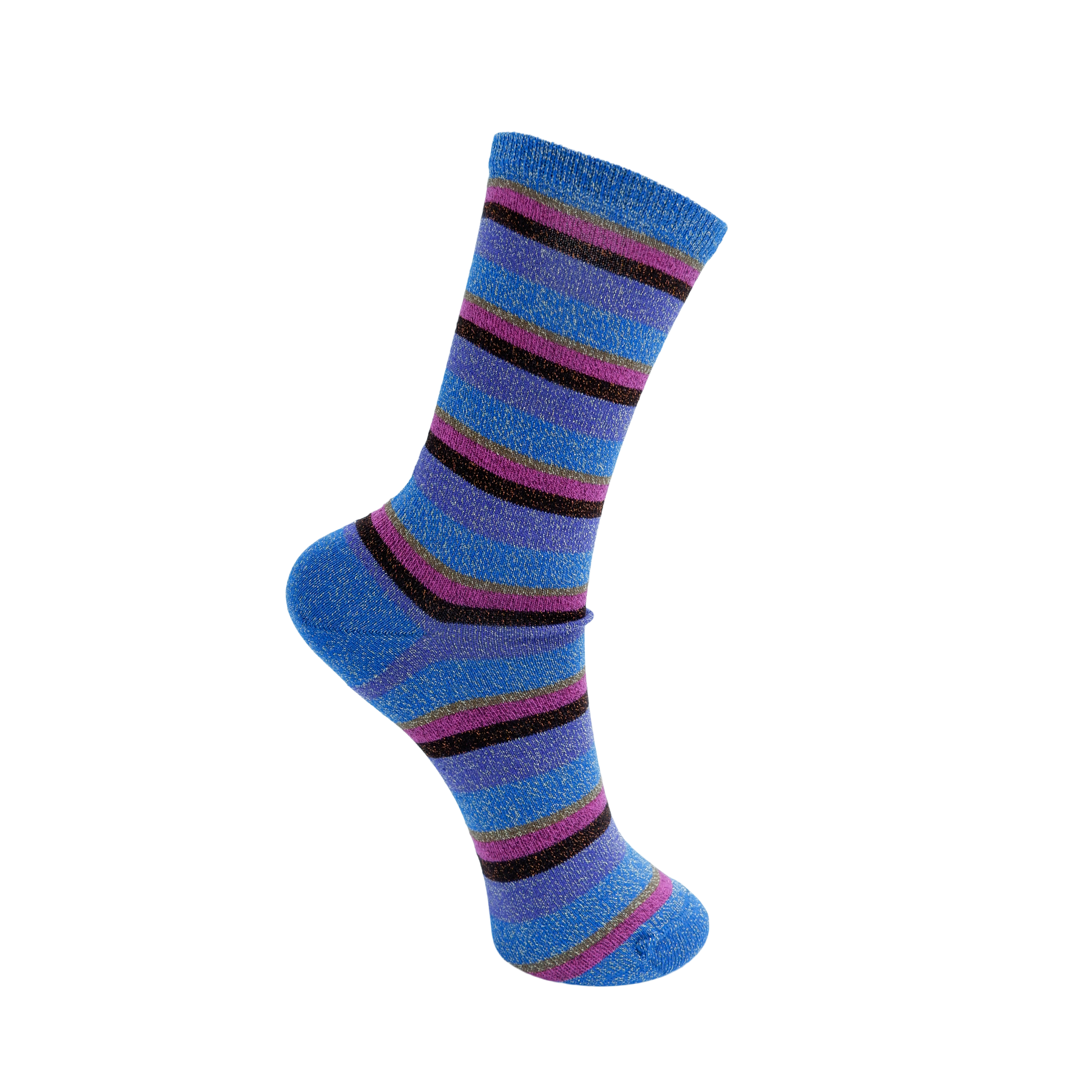 Black Colour Streifen-Socken Brandi