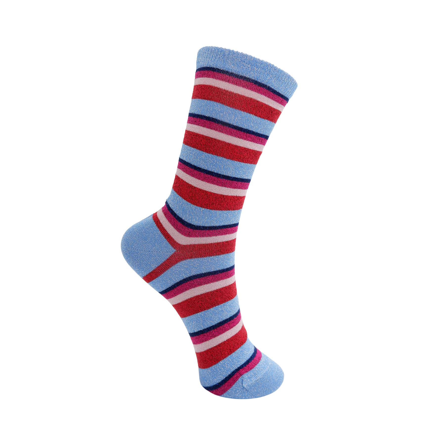 Black Colour Streifen-Socken Brandi