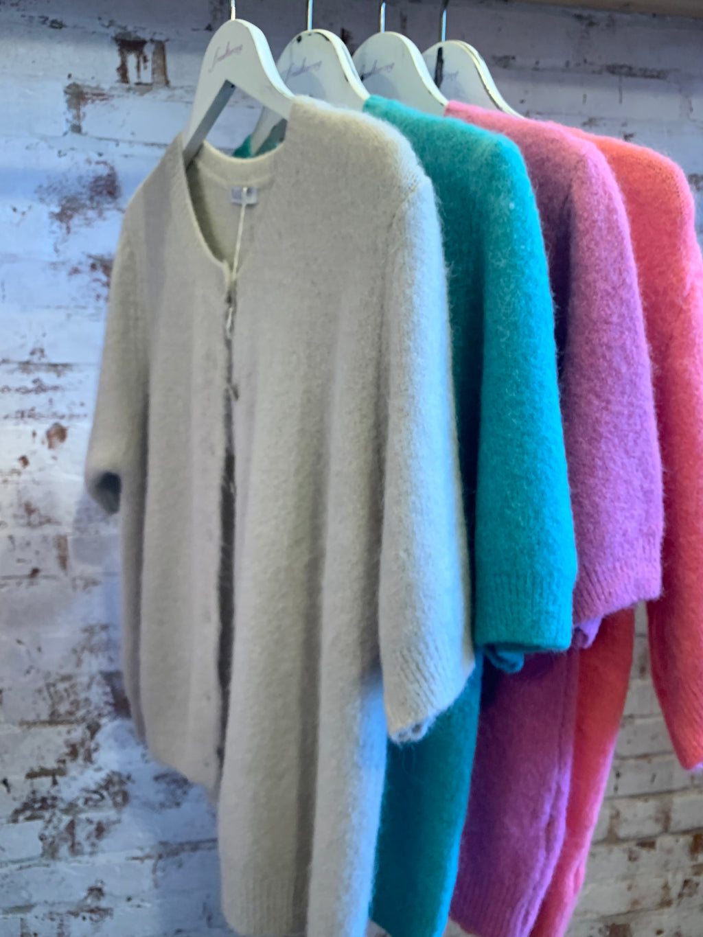 Flair Strickjacke kurzarm