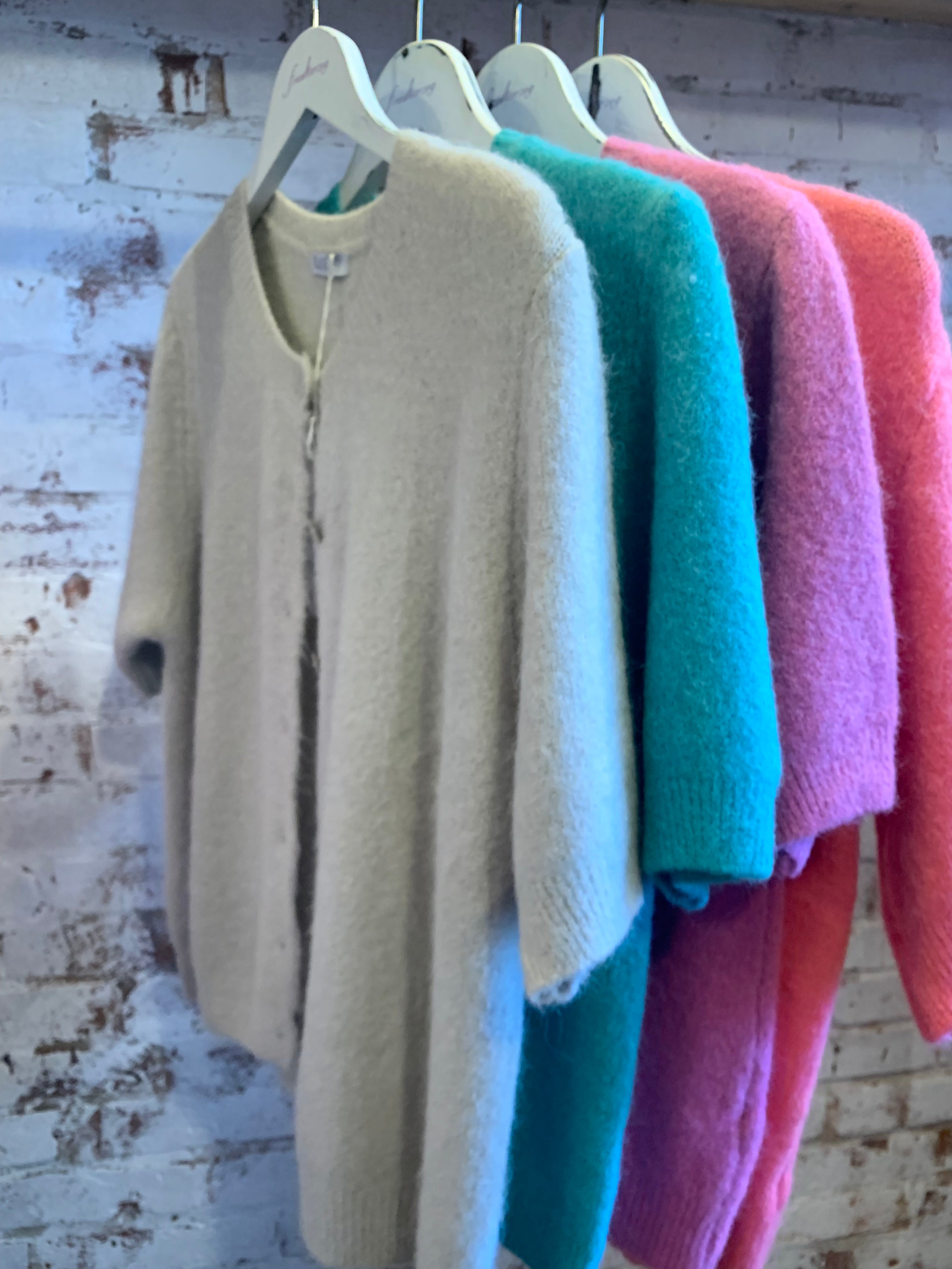 Flair Strickjacke kurzarm