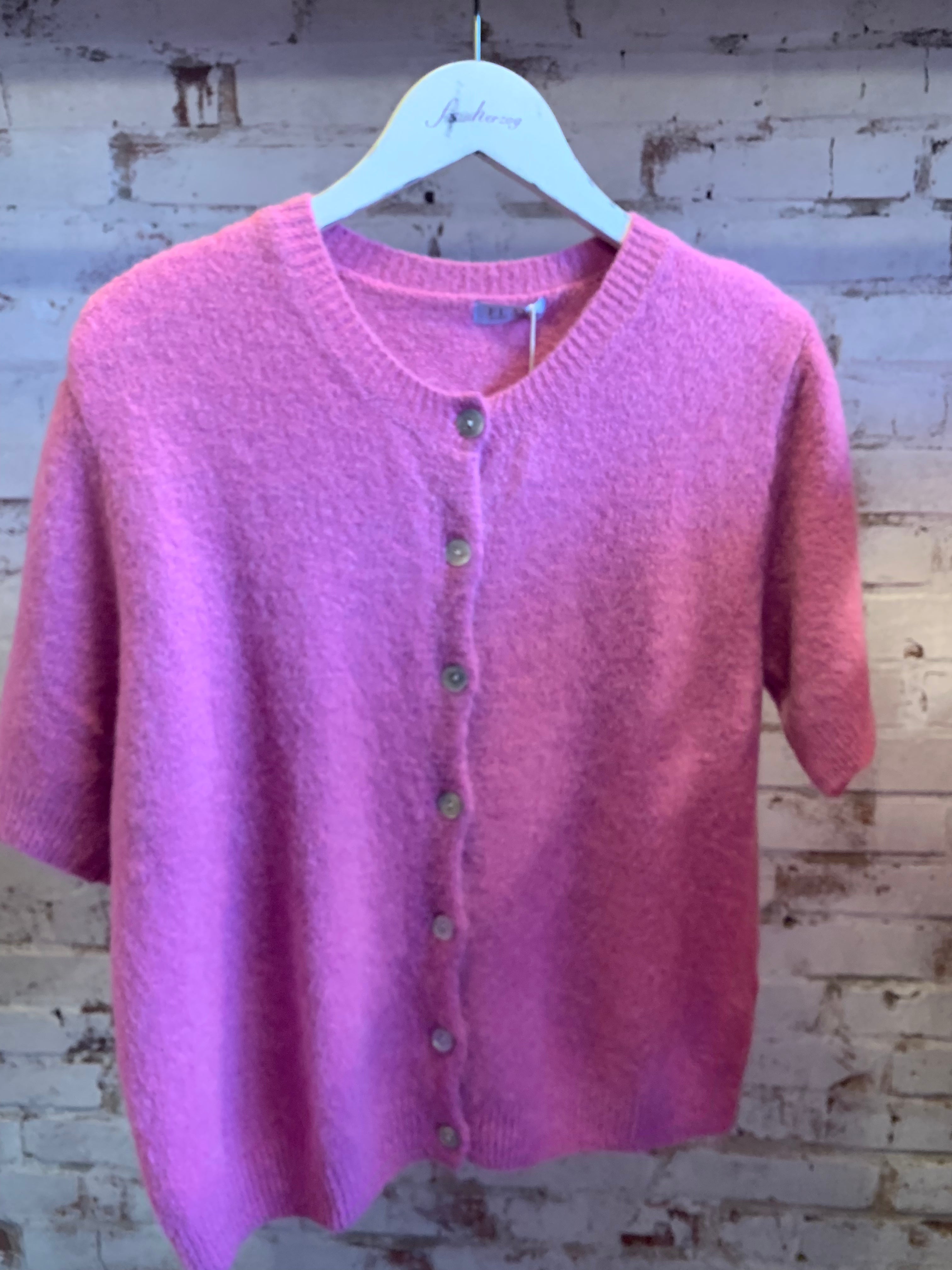 Flair Strickjacke kurzarm