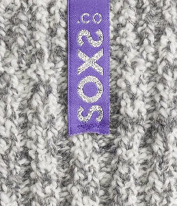 SOXS.CO Wollsocken mittelhoch Royal Lilac