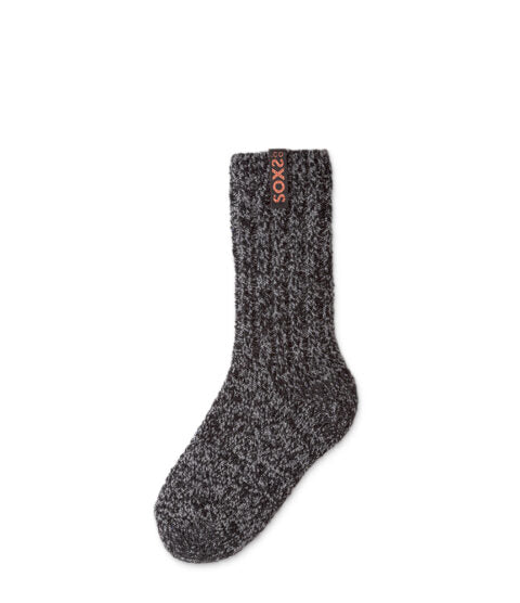 SOXS.CO Dunkelgraue Wollsocken, mittelhoch, sparkling copper