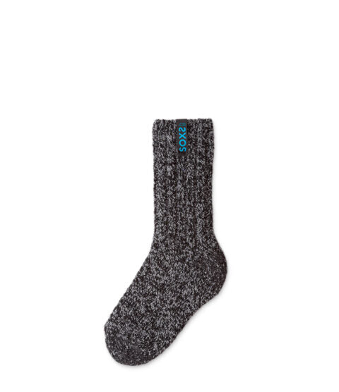 SOXS.CO Dunkelgraue Wollsocken, mittelhoch, black patriot