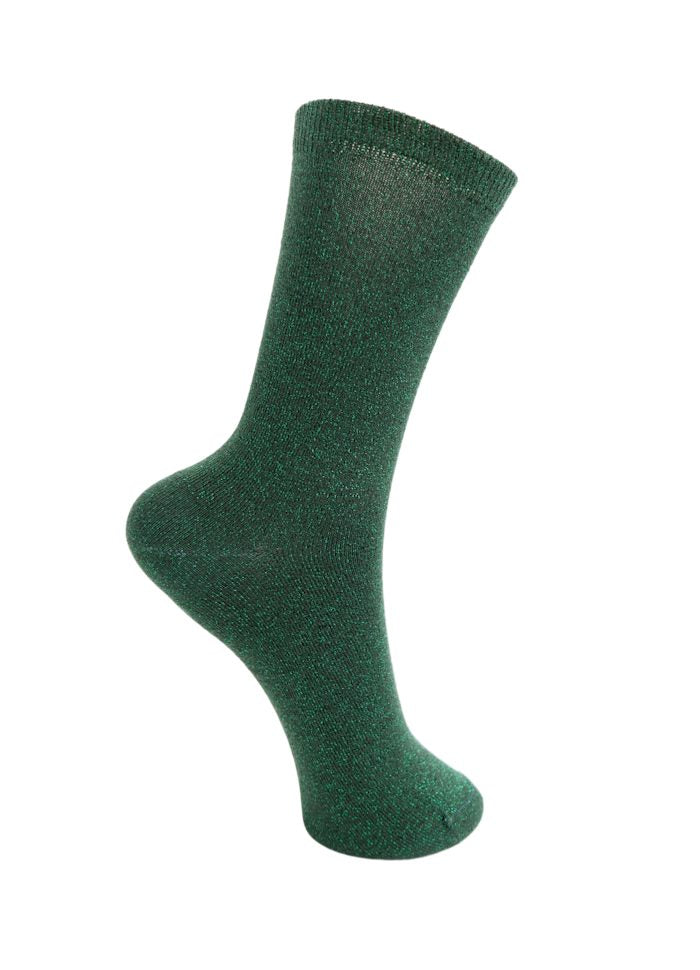 Black Colour lurex Socken