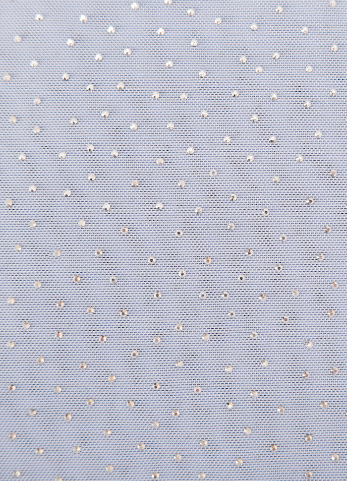 Black Colour Shirt Silber Glitzer