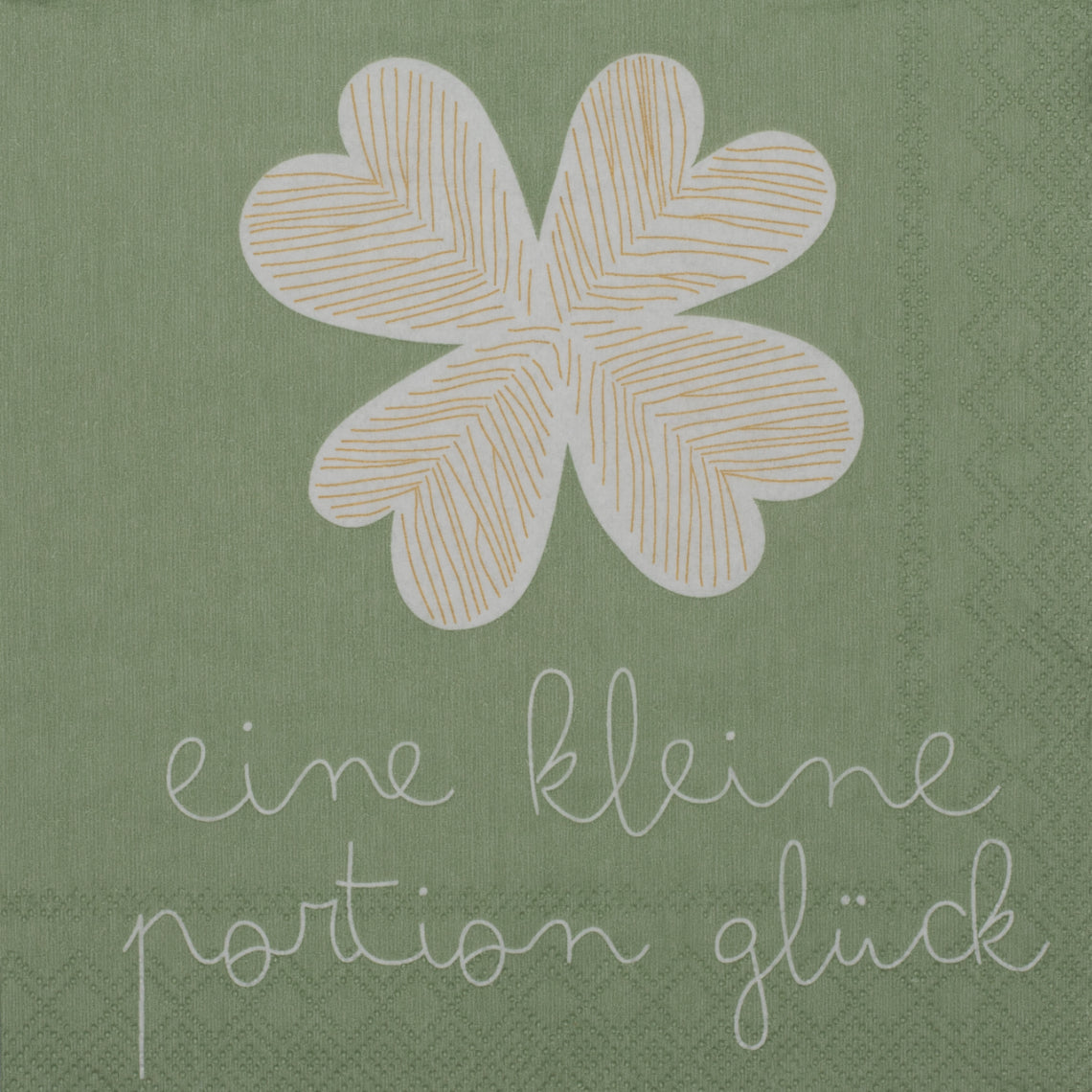 räder COCKTAILSERVIETTEN "EINE KLEINE PORTION GLÜCK"