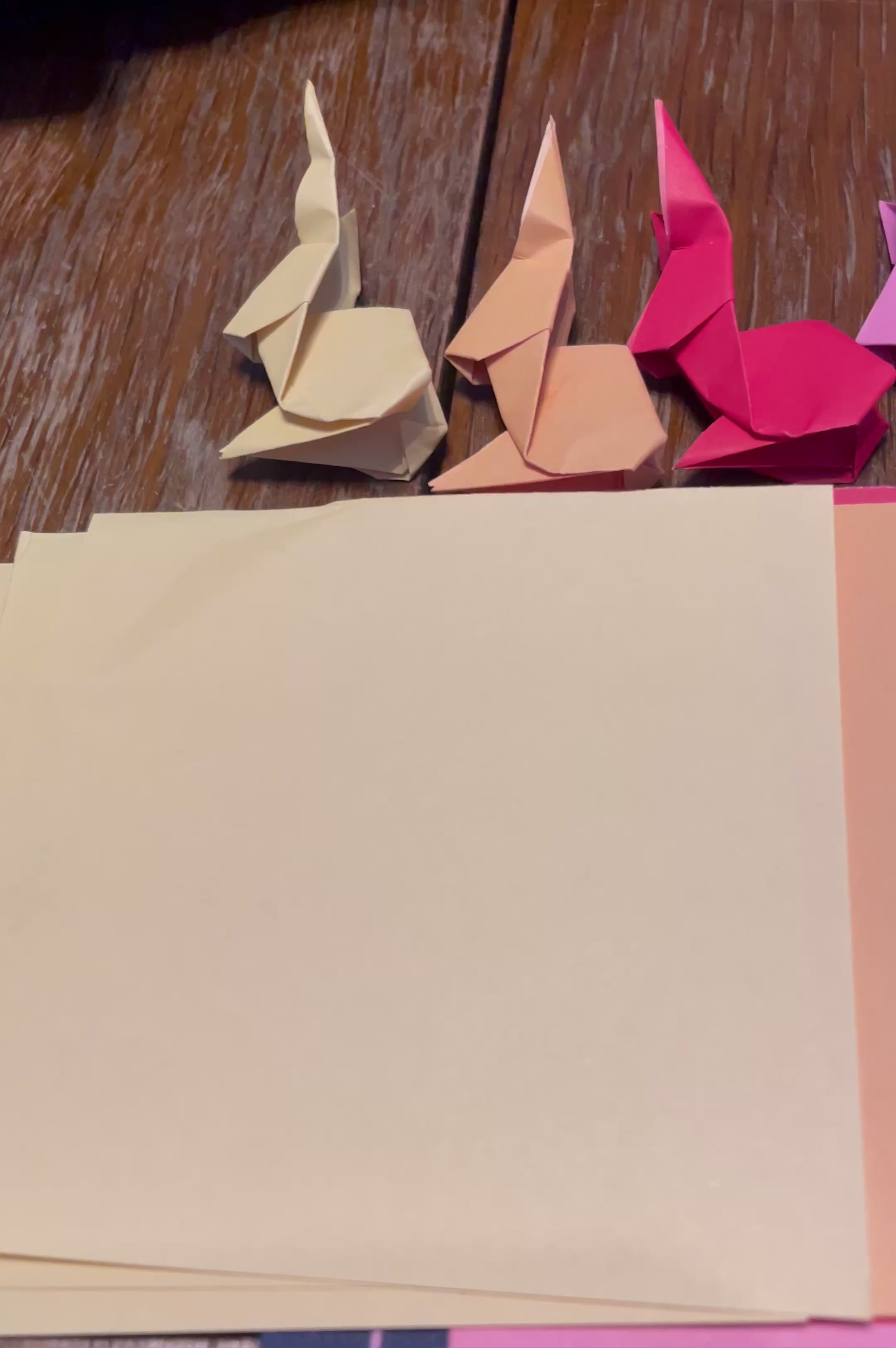 AUCHSCHöN Origami Häschen 5cm - 3er Packung