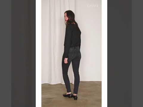 DAWN SUN UP Skinny Black Jeans 0385