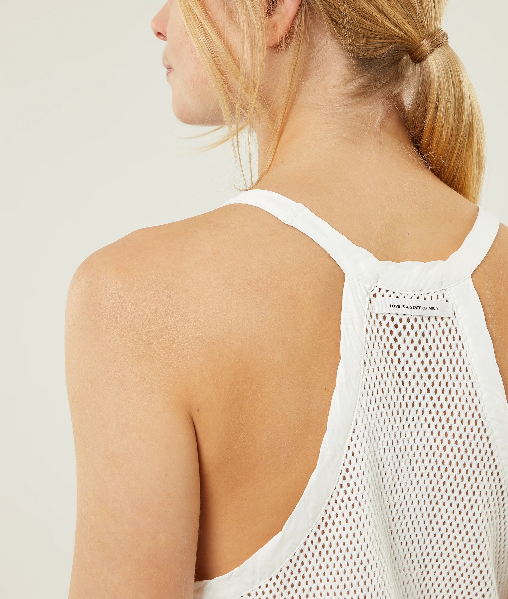 10 DAYS Mesh Halter Top