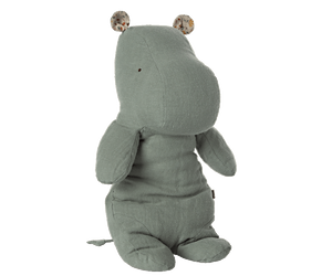MAILEG Safari Friends medium Hippo Chinos green